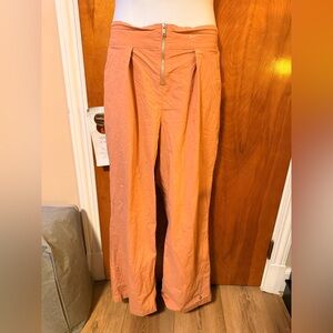 Nike Peach Wide-Leg Pants